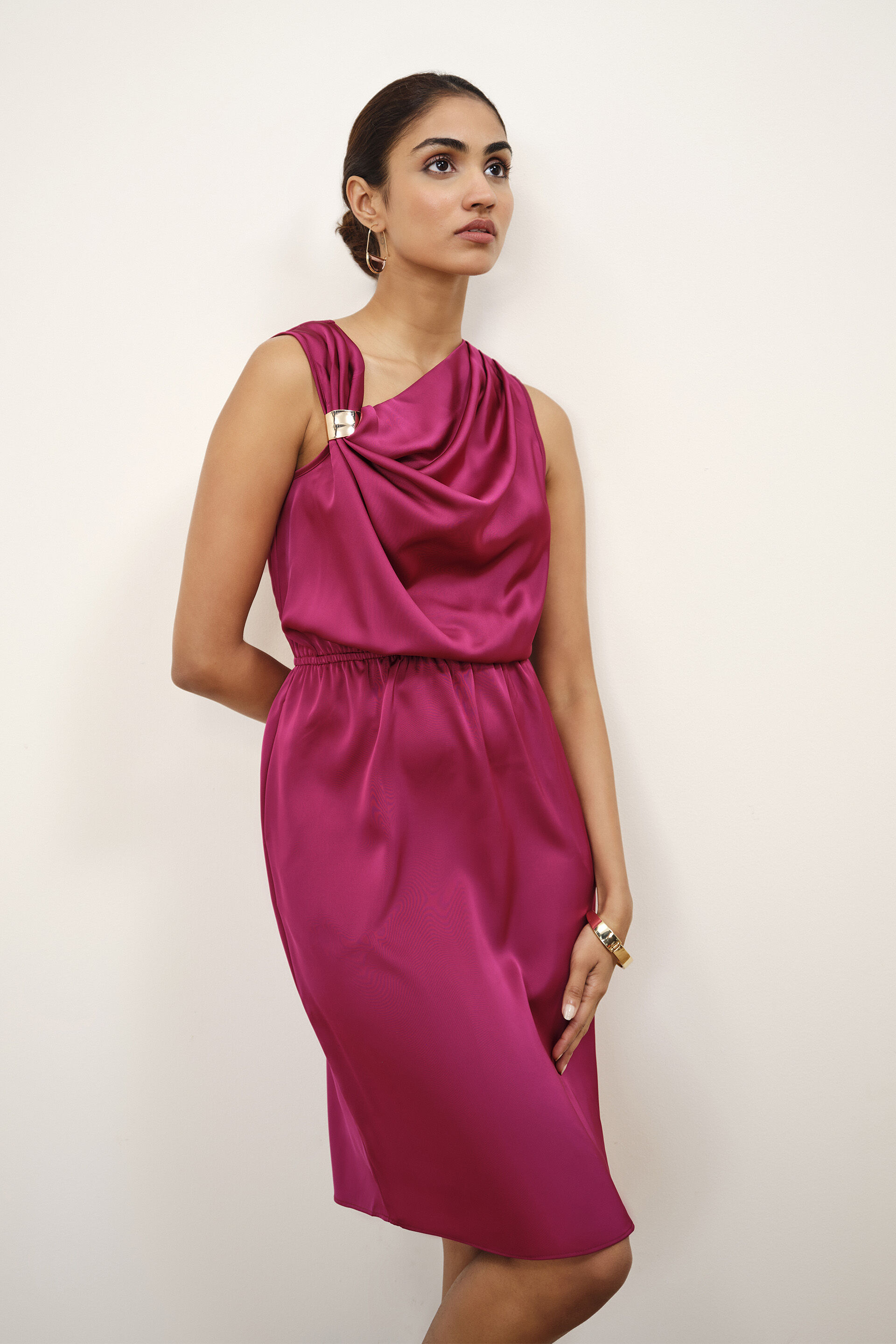 Carlena Wine Dress, Wine, image 2